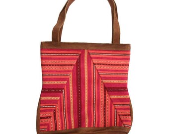 Camel suede bag orange