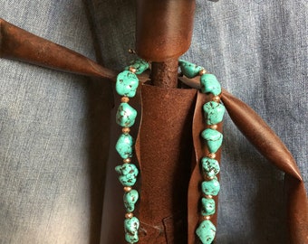 Turquoise Scripture Necklace