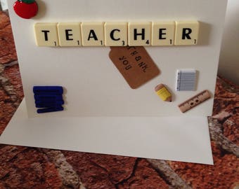 Teacher Thank You Card - Thank You Card - Teacher Card