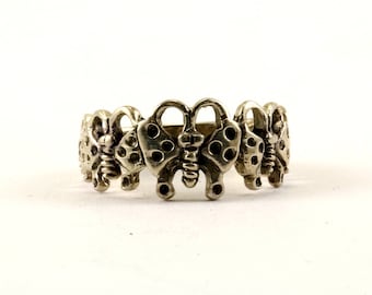 Vintage Butterfly Design Ring 925 Sterling Silver RG 3340