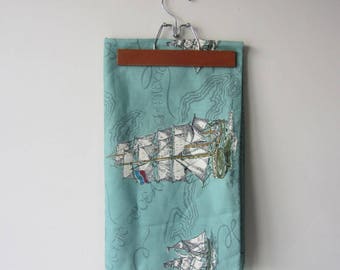 Vintage Nautical Ship Fabric