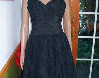 Womens Black Dress ~ Handmade - Formal Dress Black Dress Sleeveless