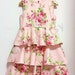 Barefoot Roses by Tanya Whelan Pink Bouquet 1 Yard