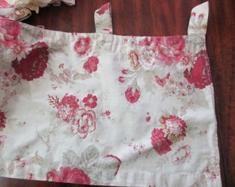 cotton WAVERLY Garden Room valance -curtain, floral, red