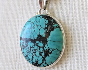 Turquoise/Sterling Silver Pendant