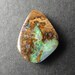 Video ! - Australian Boulder Opal - 14 x 11 x 3 mm - Opal - Untreated Opal - Designer - Gemstone Supplies - TY119