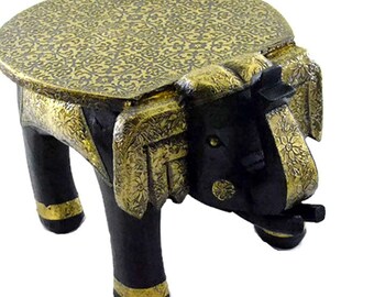 decorative elephant stool elephant stool etsy decorative elephant stool elephant stool etsy