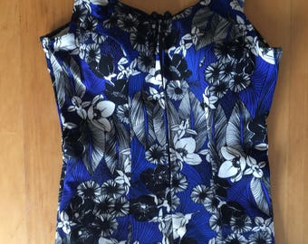 Vintage Helanca Skirted Swimsuit