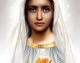 Immaculate Heart of Mary 8x10 print