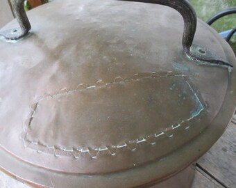 Vintage French heavy cauldron