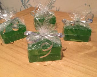 Lovely peppermint soap slices
