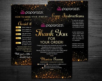 Care Card Instruction Printables Bundle Not Dishwasher Safe