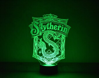 Harry Potter Inspired Slytherin LED Lamp
