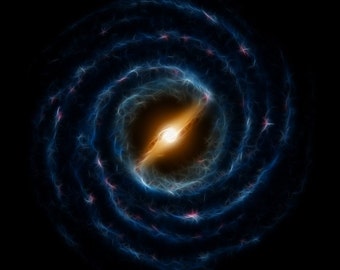 A Galaxy Apart -- 8X8 Original Signed Fine Art Photograph