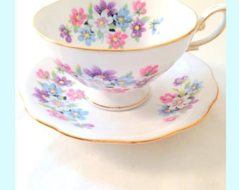 English Royal Standard Fine Bone China Tea Cup and Saucer Tea Party Inspiration