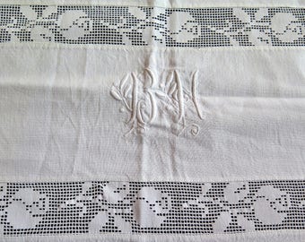 Linensheet - French Linen Bedclothes - Drap de Lin Monogram -