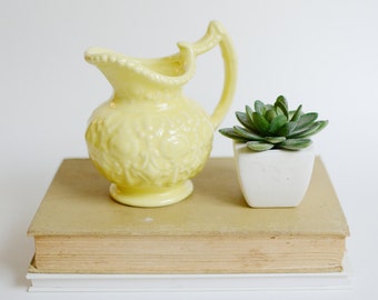 Vintage Camark Yellow Pitcher