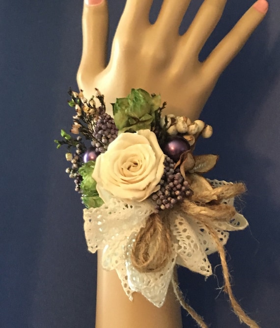 Preserved rose corsage