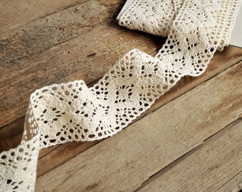 Crochet Lace Ribbon Lace Trim Crochet Ribbon Crochet Trim White Lace Ribbon Crochet Lace Trim Embellishment Wedding Lace Crocheted Lace