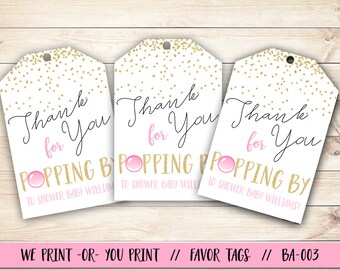 Ready to Pop Baby Shower Favor Tag, Ready to Pop Baby Shower, Ready to Pop Baby Shower Gift Tag, Baby Shower Tag, Baby Shower Favor Tag