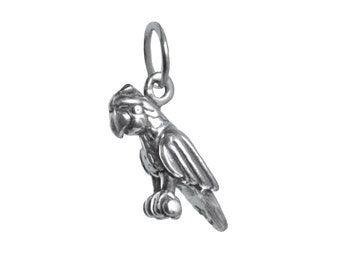 Parrot Sterling Silver Charm