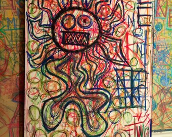 Untitled Abstract Painting 2017 36x48in.