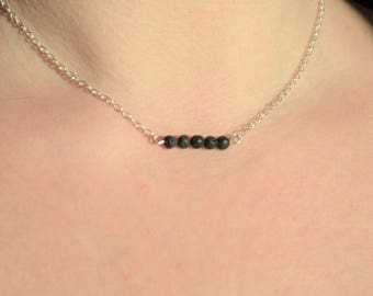 Lava Necklace, Essential Oil Necklace, Lava Stone Necklace, Oil Diffuser Necklace, Diffuser Necklace, Lava Bead Necklace, Aromatherapy