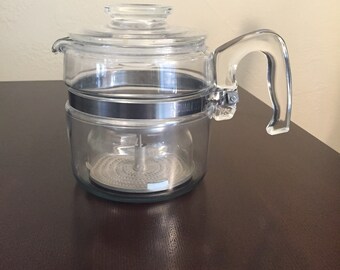 Pyrex Flameware, Coffee Percolator, 4 Cup 7754
