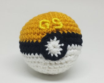 Full Size Crochet Pokemon GS Ball Amigurumi - Ready to Ship