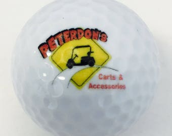 Personalized Color Printed Golf Balls - Set of 12