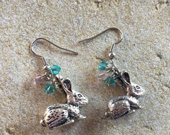 Easter Earrings, Easter Jewelry, Easter Gift, Bunny Earrings, Gift For Her