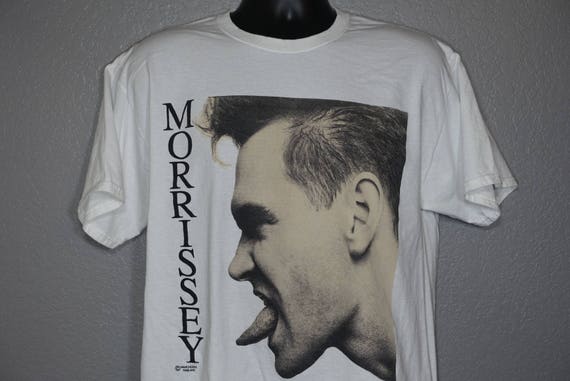 90's RARE Morrissey - Ask Me, I Won't Say No How Could I? - Double Sided The Smiths Vintage T-Shirt