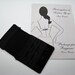 Bra elastic black soft extension clip does not irritate skin - ref 8G