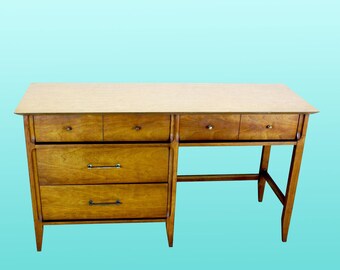 Mid-Century Modern Walnut Desk