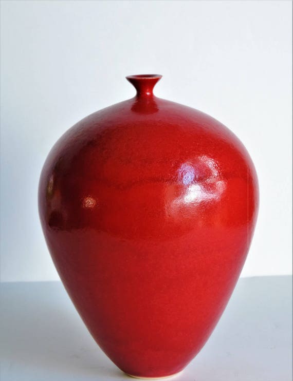 Original Korean Pottery Wheel Thrown Vase stoneware Galaxy