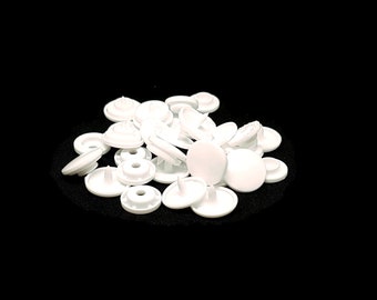 Boutons pression KAM blanc