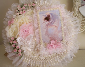 Large Embellished Embroidery Hoop