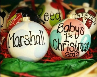 Baby's First Christmas Ornament