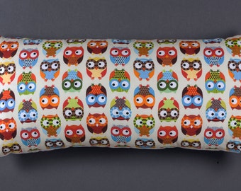 Cushion pillow with owls february finds vintage finds retro 50'sc