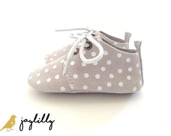 Leather Baby Shoes, Baby Girl Shoes, Baby Boy Shoes, Baby Oxford Shoe, Baby Shower Gift, Polka Dot, Easter Baby Shoes, Baby girl Easter