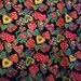 Valentine Heart Fabric, MultI colored Hearts, OOP Fabric, sold by piece 26x 44 inches