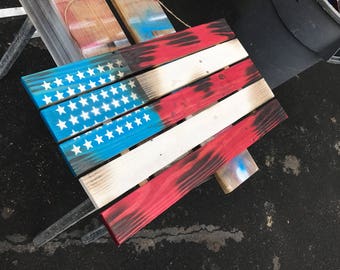 Reclaimed American Flag