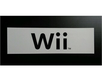 Nintendo Wii Logo Sticker Decal