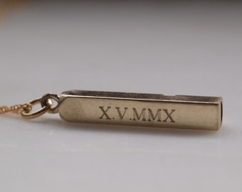 Whistle Necklace -Personalised Real Whistle Necklace - Vintage Raw Brass Whistle Necklace - Gold filled Chain