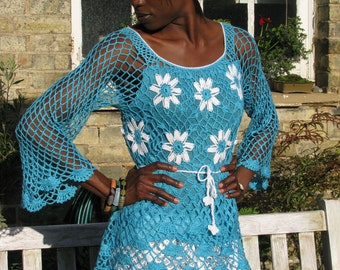 HANDMADE CROCHET JUMPER,top in a choice of color combinations