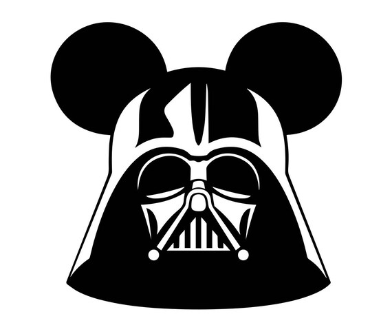 Download Disney Star Wars Darth Vader Mickey Ears Iron On Heat