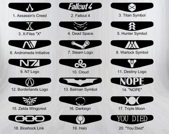 PS4 Lightbar Decals, Lightbar Bundles, PS4 Controller, Choose Your Images, Video Game Decal, Console, Monitor