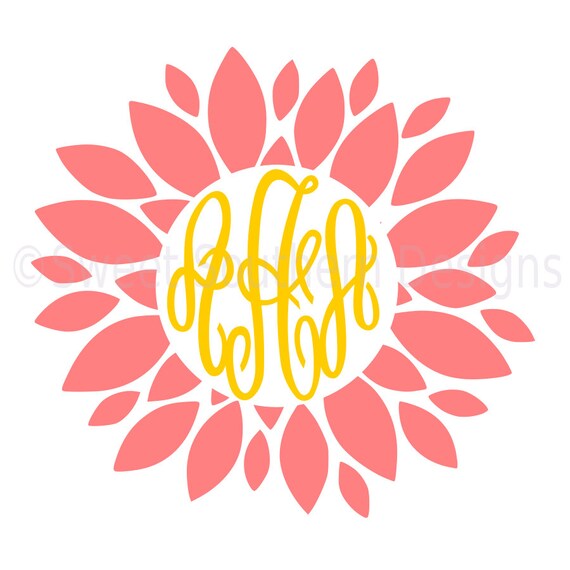 Free Free 311 Flower Monogram Frame Svg Free SVG PNG EPS DXF File