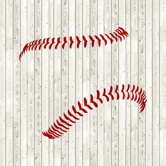 Baseball stitches SVG Baseball SVG files Baseball laces SVG