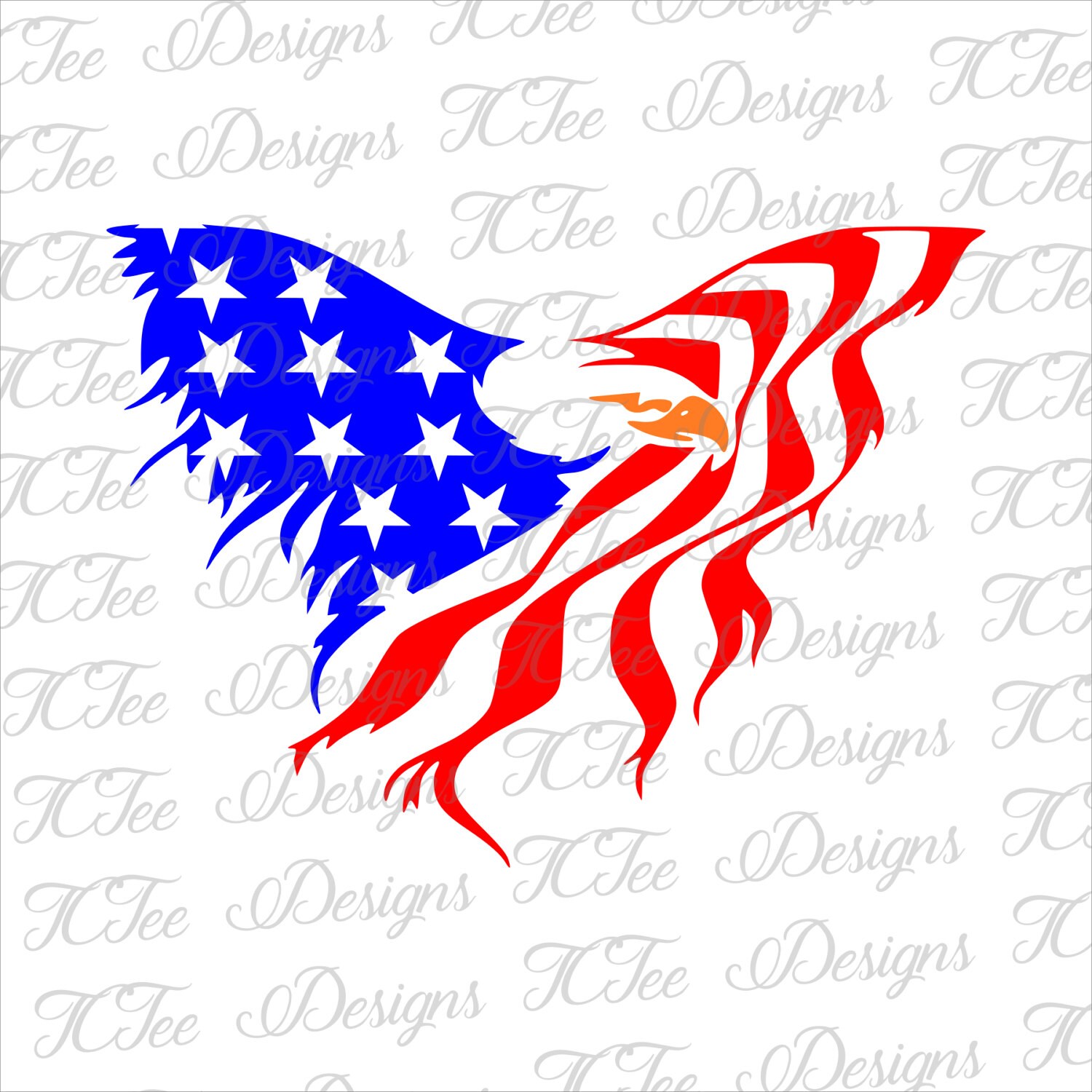 Download American Eagle Flag SVG- Patriotic SVG - 4th of July Shirt ...